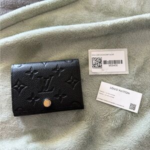 Louis Vuitton Monogram Black Wallet